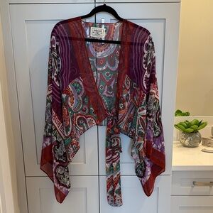 Colorful Bohemian Kimono Cardigan